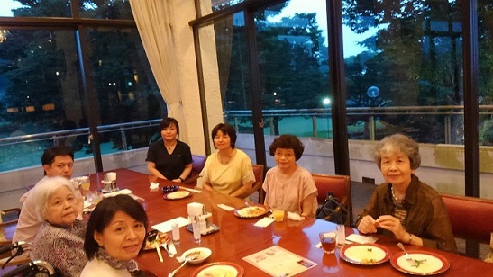 2017ラフォーレで夕食
