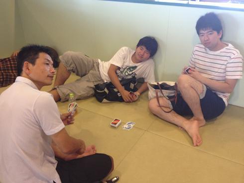 フェリーの畳コーナー