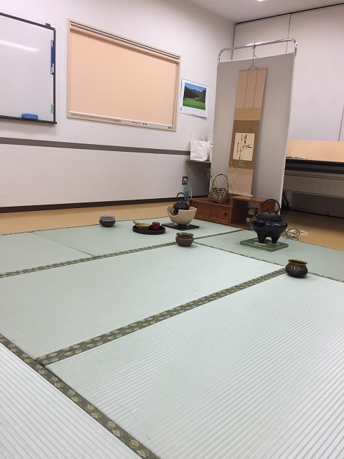 カルチャーセンターの仮の茶室