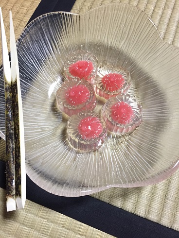 涼し気なお菓子