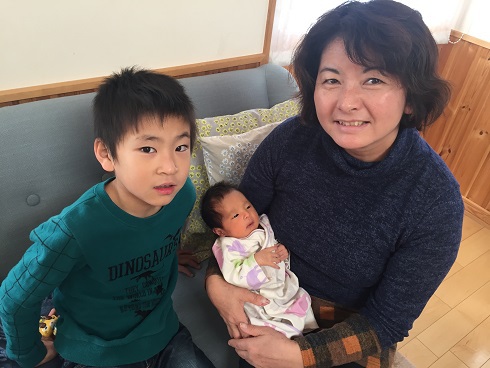 教え子のお子さんたちと