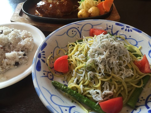 しらすのパスタ