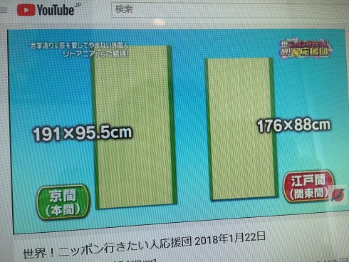 京間と江戸間