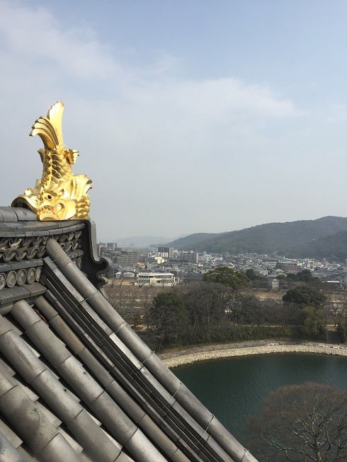 岡山城のしゃちほこ