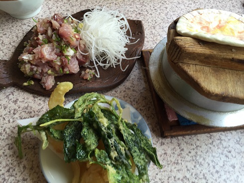 鯵のたたき定食
