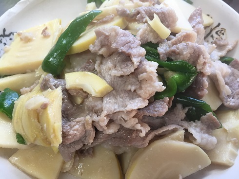 たけのこ炒め物