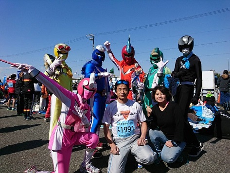 ギョレンジャーと記念写真