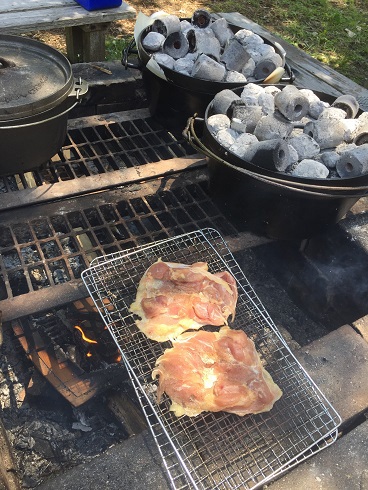 鶏の丸焼き