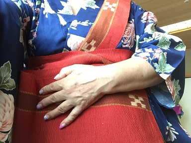 帯の縛り方