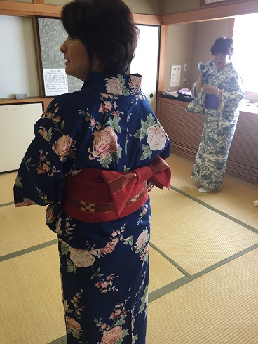 浴衣を着れた！