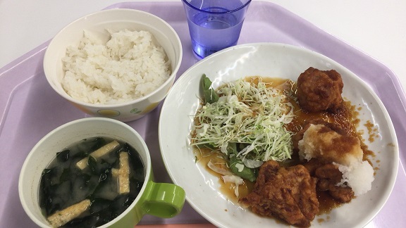 唐揚げ定食