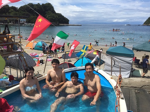 船の温泉