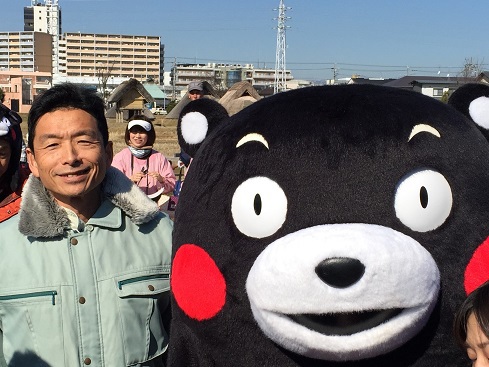 くまモンと社長