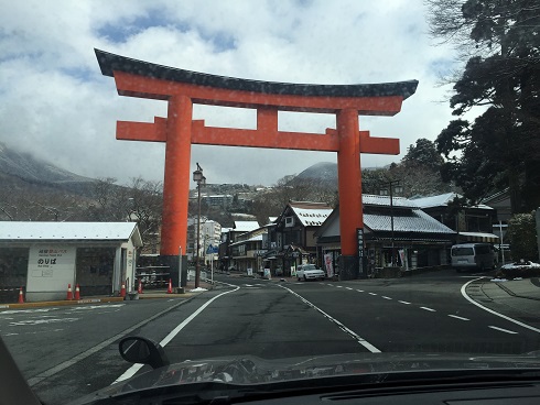 箱根神社の鳥居
