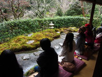 洞慶院での寺かふぇを終えて