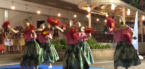 静岡夜店市　紺屋町ダンスステージ