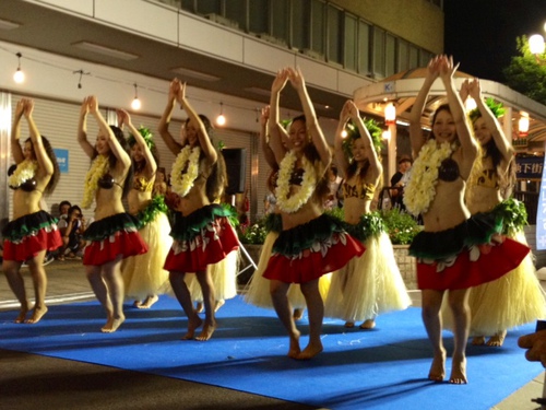 静岡夜店市　紺屋町ダンスステージ