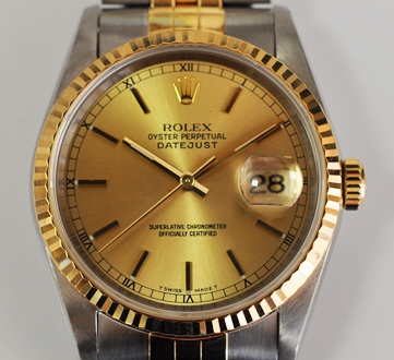 ロレックス・デイトジャスト　１６２３３　中古モデル