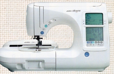 JUKIコンピュータミシン　ニューアローネ008N　刺繍機付き