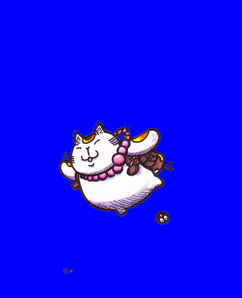 猫のイラスト（ジョータ）