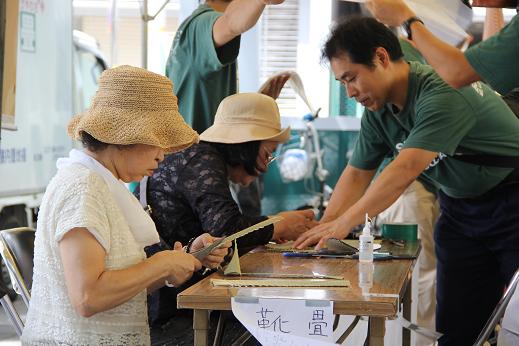 静岡市の畳組合、「静岡大工祭り」に参加しました。