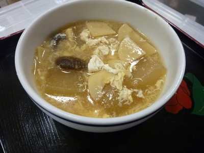 大きな冬瓜（とうがん）をいただきました