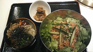880円でビビン麺＆ビビンバのセット！駿府町の惹々牛さん!
