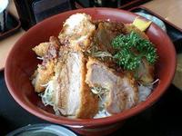 ボリューム！ソースヒレカツ丼1380円！牧之原SAから・・・