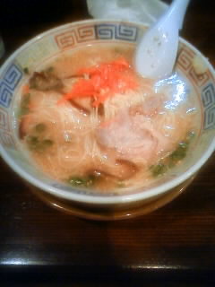 豚骨ラーメン！紅豚さんのコッテリ！長浜ラーメン！静岡で