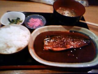鯖味噌定食800円！ぺガサート地下藤兵衛さんのランチ！