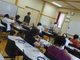 安倍ごころで紙バンドクラフト教室