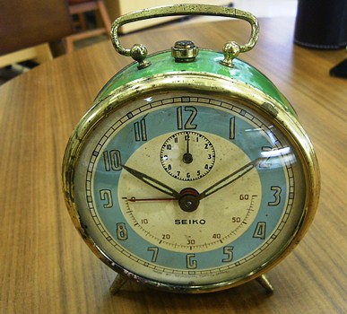 村松時計店 （MINIミニ時計の日常）:ＳＥＩＫＯ 推測１９５０年代（昭和２５～） 目覚まし時計