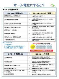 オール電化にすると…？