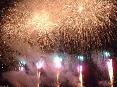 海上花火大会　(清水港祭り)