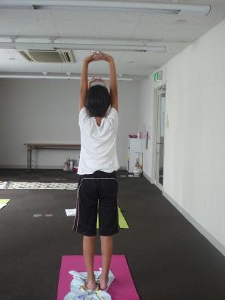 夏休みのペアヨガ♪