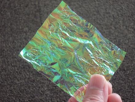 飴の包み紙で、こんな写真！！