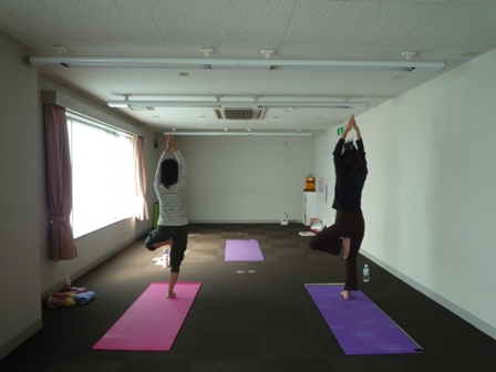 新人さん２人のYoga　Time　♪