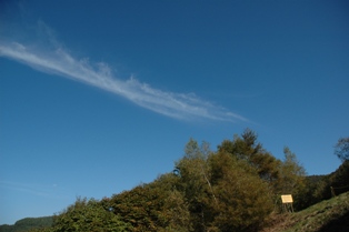 分杭峠で（その３）気になる雲を観ました。